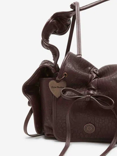 Acne Studios Bolso Hombro Multipocket In Brown