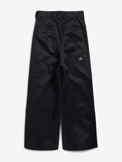 Balenciaga Cotton Unity Sports Icon Trousers In Black