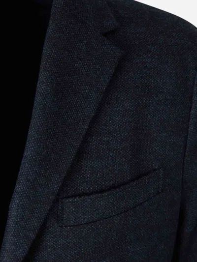 Harris Wharf London Single-button Patch-pocket Blazer In Blue