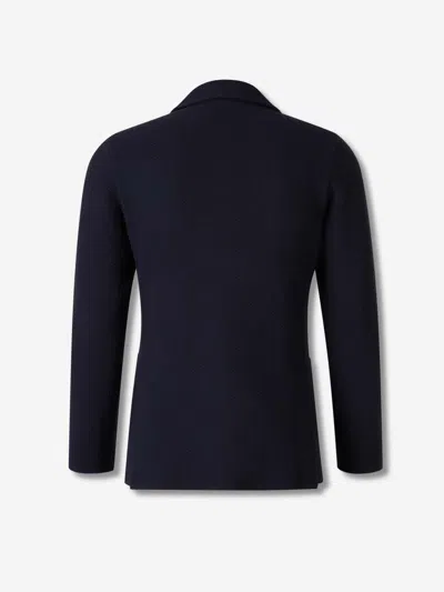 Lardini Single-breasted Virgin Wool Blazer In Blue