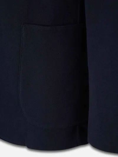 Lardini Single-breasted Virgin Wool Blazer In Blue