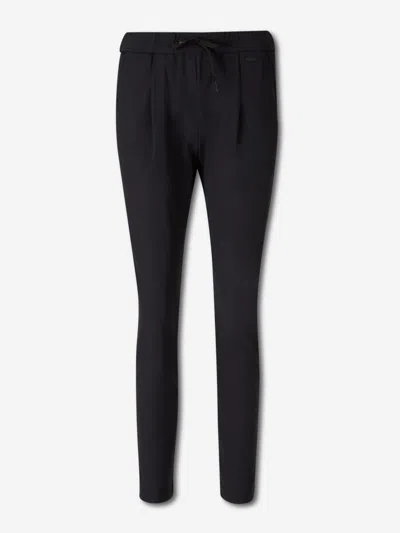 Herno Technical Fabric Trousers In Black