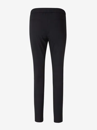 Herno Technical Fabric Trousers In Black