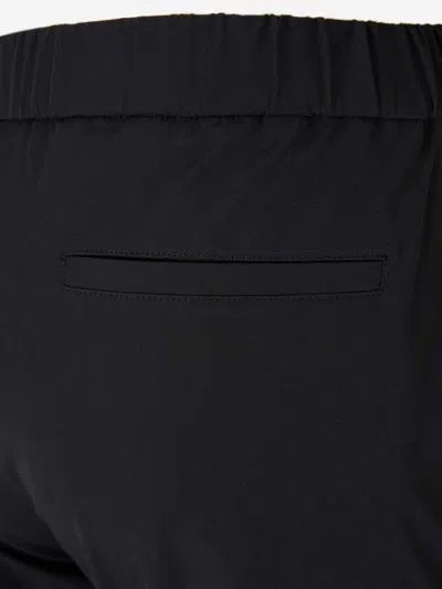 Herno Technical Fabric Trousers In Black