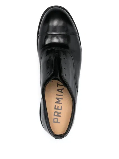 Premiata King Lace-up Oxford Shoes In Black