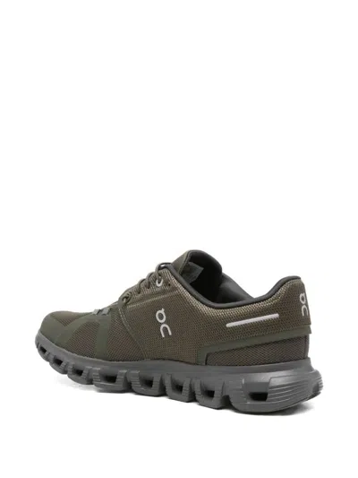 On Running Cloud Mesh-panel Sneakers In Green