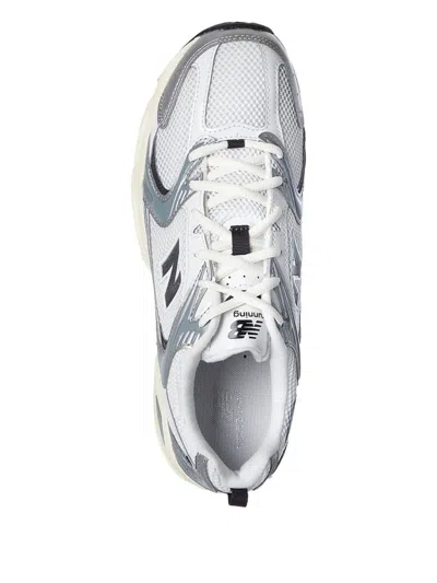 New Balance Lightweight Sneakers With Mesh And Rubber Sole In Silver