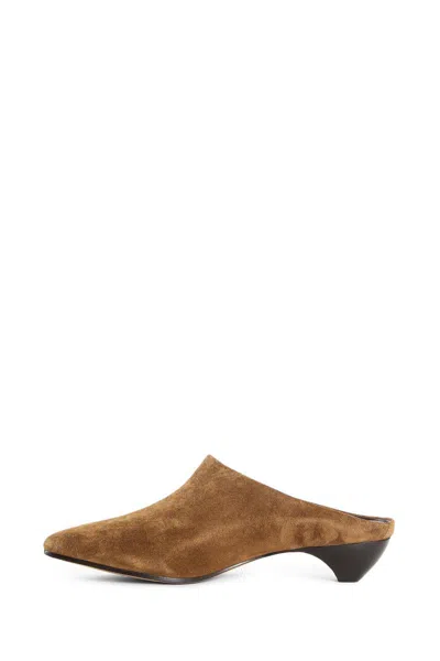 Le Monde Beryl Allegra Mule In Suede In Brown