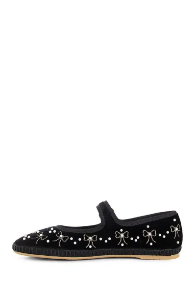 Valentino Vlogo Bow-embellished Ballet Flats In Multi