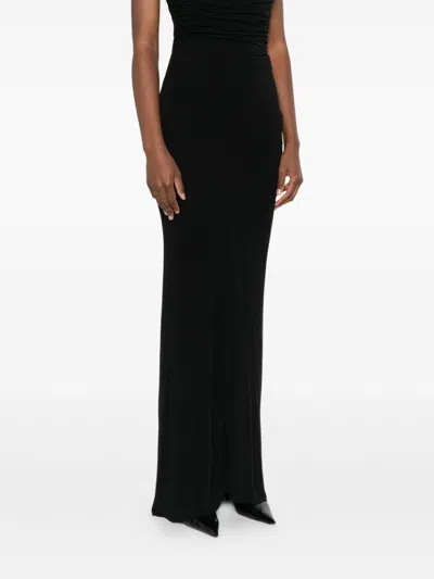 Amen Elasticated-waistband Skirt In Black