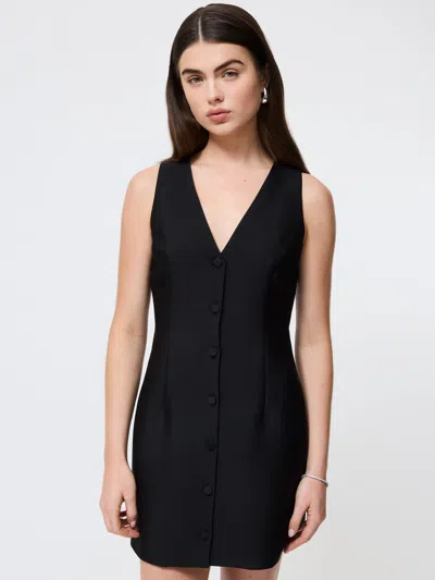 French Connection Sleeveless Mini Dress In Black