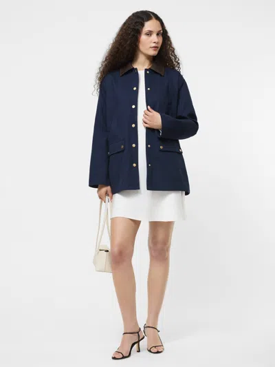 French Connection Barn Jacket  Coats And Jackets In Blue