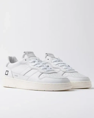 Date Court 2.0 Leather Sneakers In White