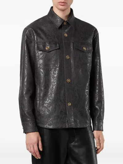 Versace Blouson In Black