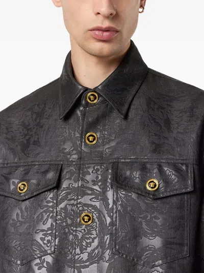 Versace Blouson In Black