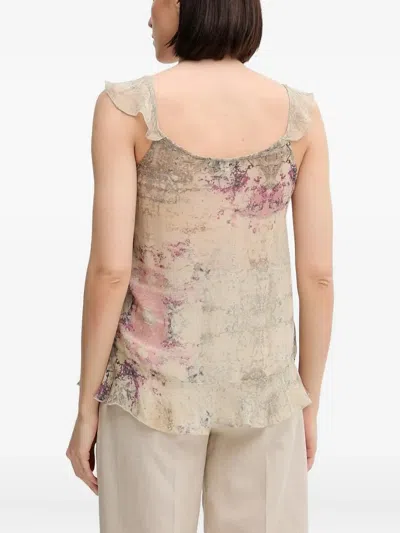 珠饰荷叶边罩衫