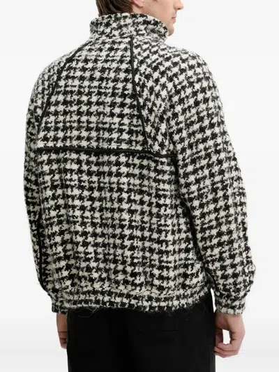 Iro Houndstooth Zip-front Jacket In Multi