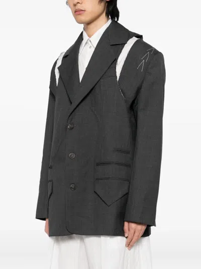 Sonia Carrasco Deconstructed Blazer In Black