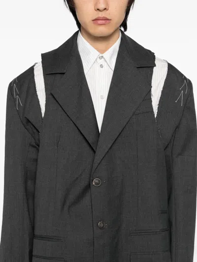 Sonia Carrasco Deconstructed Blazer In Black