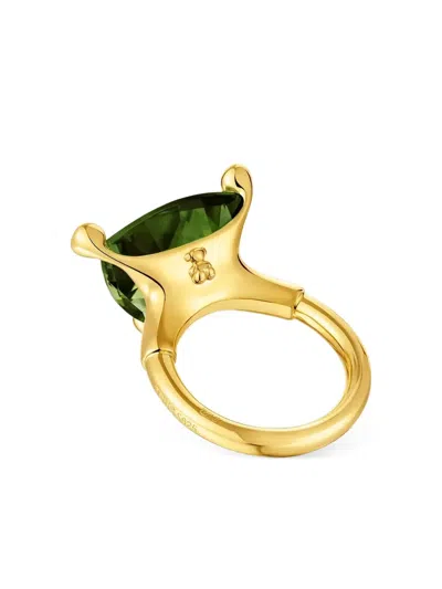 三角形矿石戒指