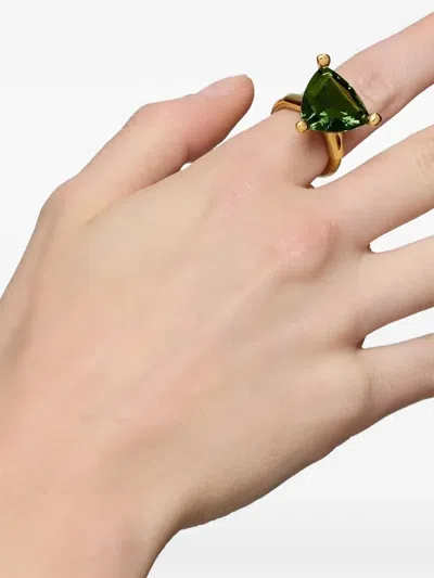 三角形矿石戒指