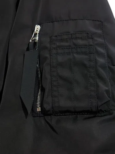 Attico Anja Bomber Jacket In Black