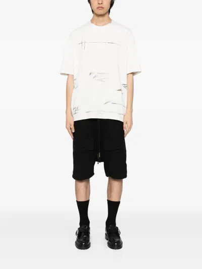 笔触感缀饰棉T恤