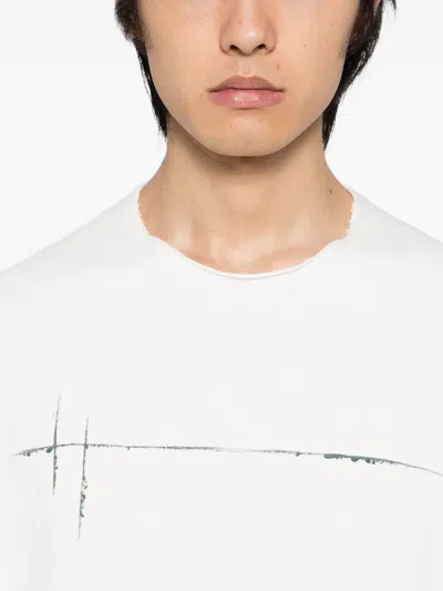 笔触感缀饰棉T恤