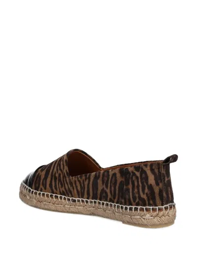 Billi Bi Leopard-print Espadrilles In Brown