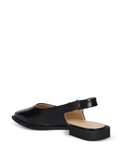 Copenhagen Slingback Pointed-toe Ballet Flats In Black