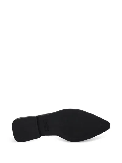 Copenhagen Slingback Pointed-toe Ballet Flats In Black