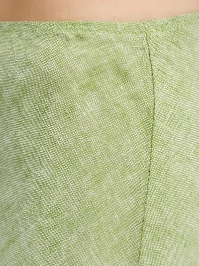 Samsoe & Samsoe Saagneta Linen Maxi Skirt In Green