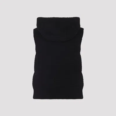 Fabiana Filippi Platinum Vest With Sequins In Black