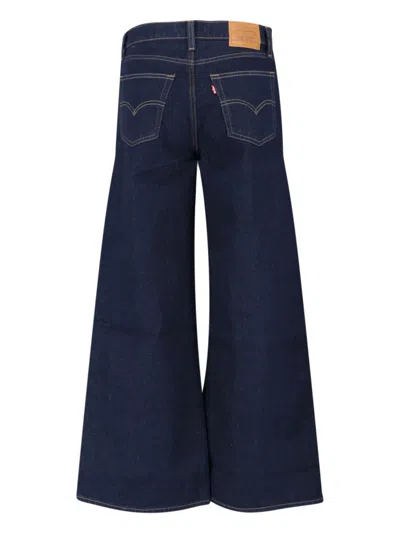 Levi's Cotton Wide-leg Jeans In Blue