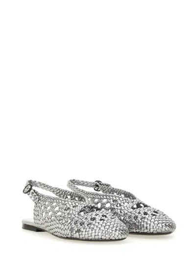 Hereu Slingback Sandal Empuria Metallic In Silver