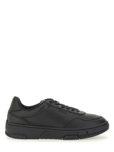Hugo Boss Hugo Sneaker With Zigzag Detail In Black