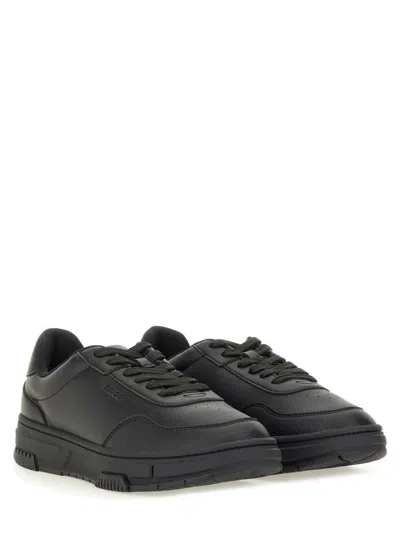 Hugo Boss Hugo Sneaker With Zigzag Detail In Black