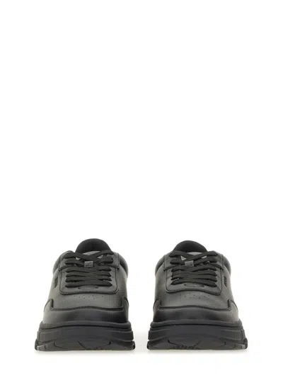 Hugo Boss Hugo Sneaker With Zigzag Detail In Black