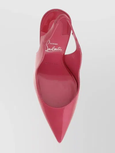 Christian Louboutin Fuchsia Slingback Stiletto With Heel