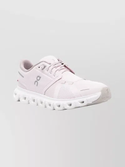 On Low-top Mesh Sneakers Rubber Outsole In Pink