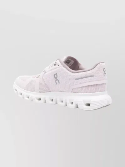 On Low-top Mesh Sneakers Rubber Outsole In Pink