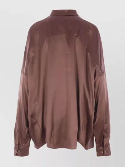 Dries Van Noten Casia Shirt In Brown