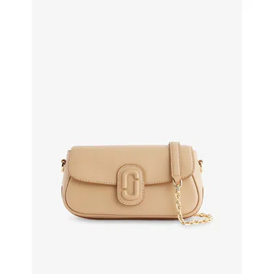 Marc Jacobs The Clover Camel Leather Shoulder Bag In Brown