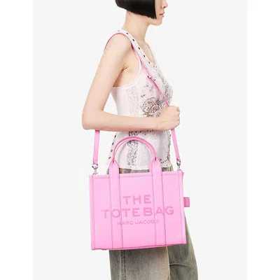 Marc Jacobs Womens Bow Pink The Medium Leather Tote Bag In Pink