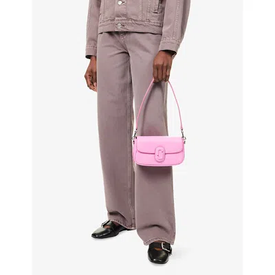 Marc Jacobs Womens Bow Pink The Clover Leather Shoulder Bag In Pink