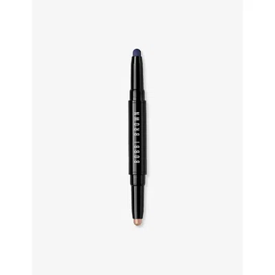 Bobbi Brown Dual-ended Long-wear Waterproof Cream Eyeshadow Stick Silk / Rich Navy 0.0564 Oz/1.6 G