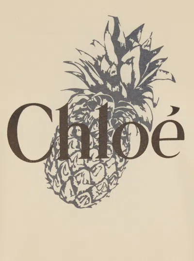 Chloé Chloe T-shirt Women In Yellow