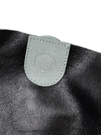 Patrizia Pepe Reversible Top-handle Tote Bag In Green