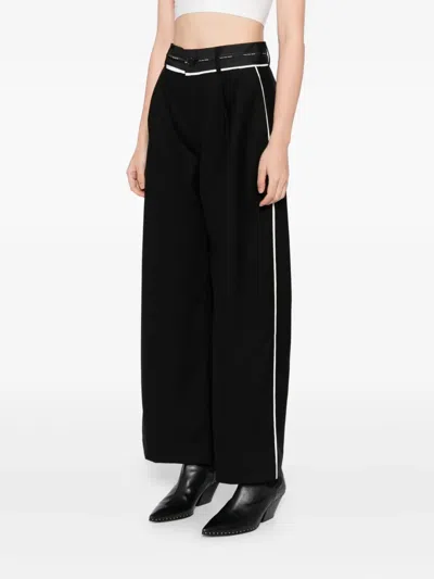 Feng Chen Wang Deconstructed Trousers In Black