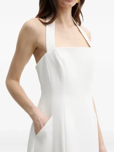 挂脖口袋连衣裙